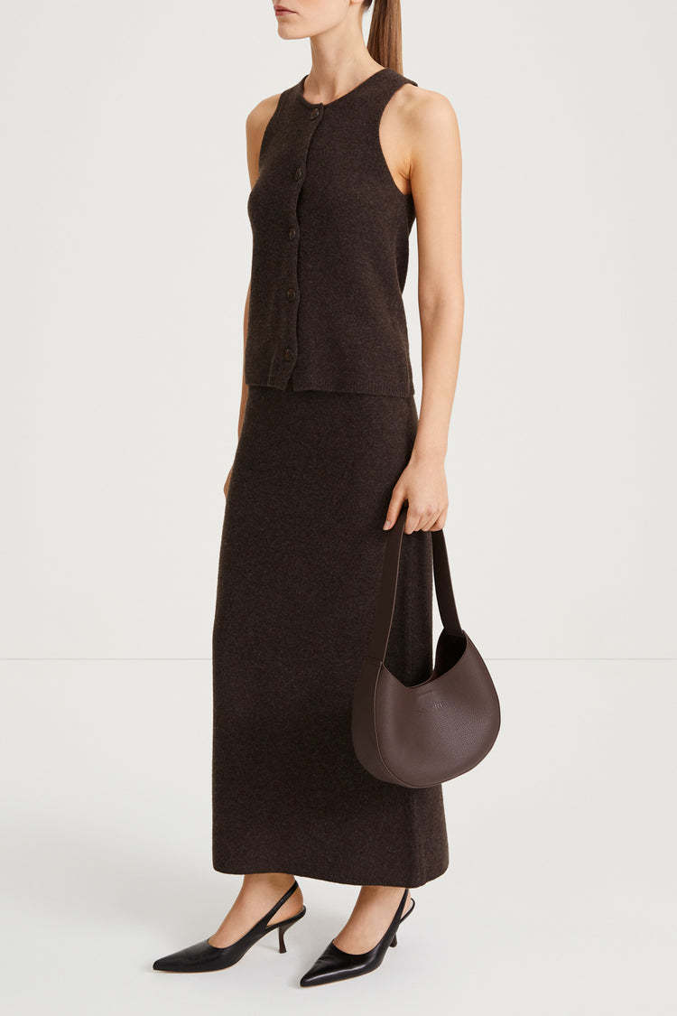  maxi knitted skirt brown stylein harmonia stylein side