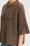 NOUR TOP - BROWN