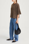 NOUR TOP - BROWN