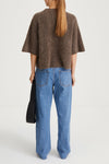 NOUR TOP - BROWN