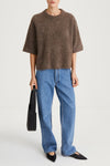 NOUR TOP - BROWN