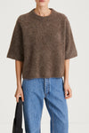 NOUR TOP - BROWN