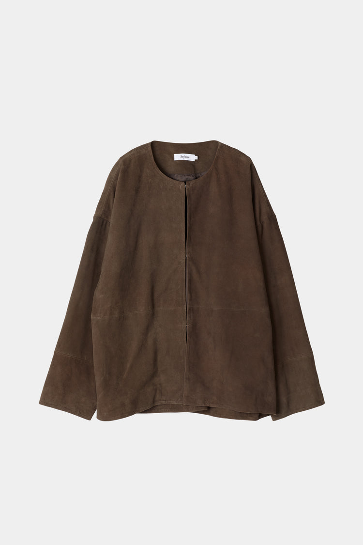 brown suede jacket stylein vana packshot