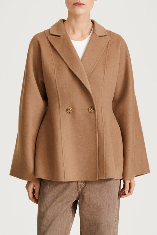 tanaro jacket beige stylein wool blend detail