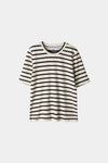 JERSEY TOP - CHAMBERS BROWN STRIPED