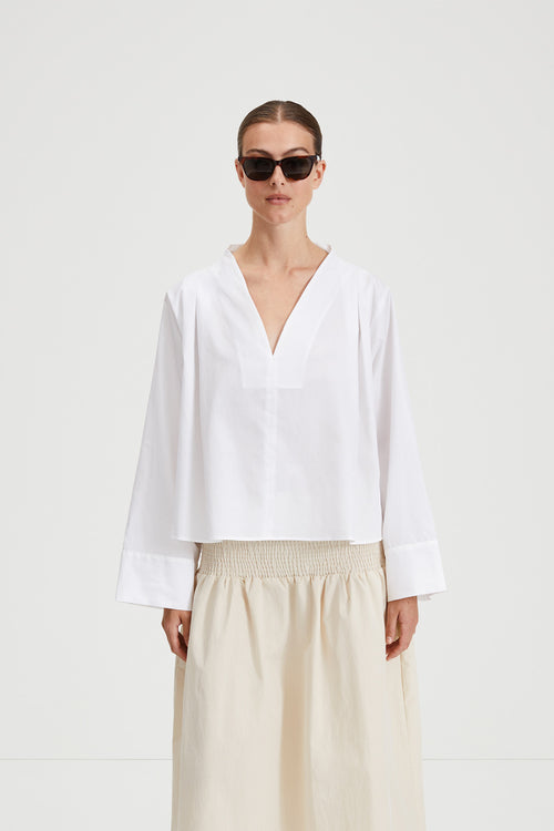 JAVERIA BLOUSE - WHITE