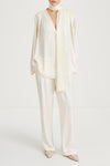 cream blouse womenswear stylein marby model image