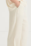 Cream trousers stylein meike side close up model image