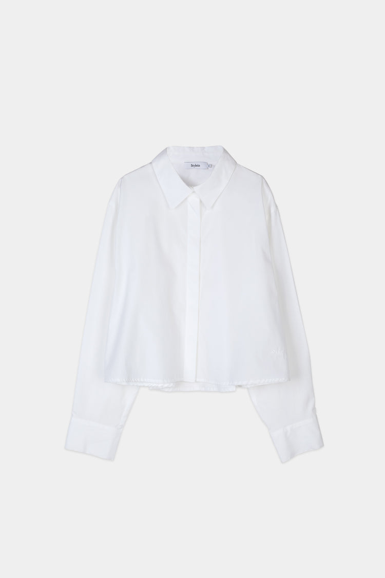 white shirt short cotton stylein 
janselia packshot