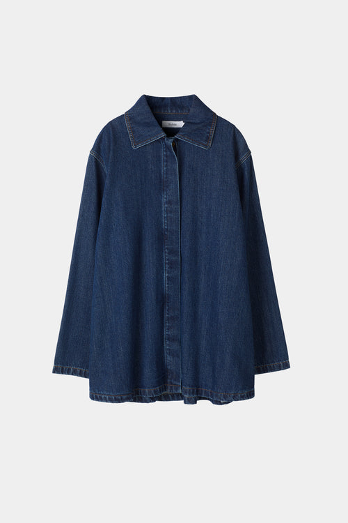 vintage blue denim jacket stylein karen front