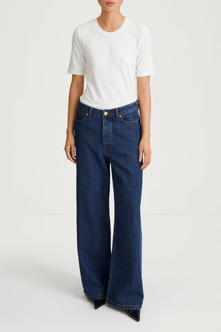 WIDE LEG DENIM - KAYNE DARK VINTAGE BLUE