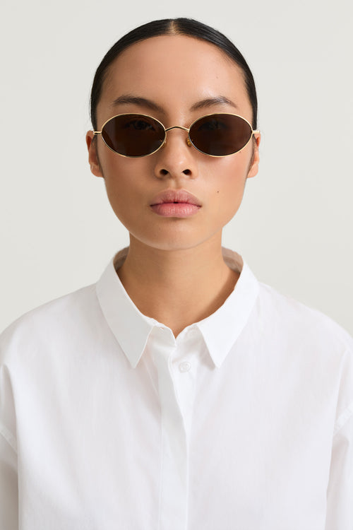 gold metal frame sunglasses stylein amalfi 