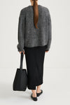 grey alpacka knitted sweater stylein lorena back
