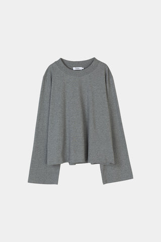 grey melange longsleeve womenswear stylein joyce packshot