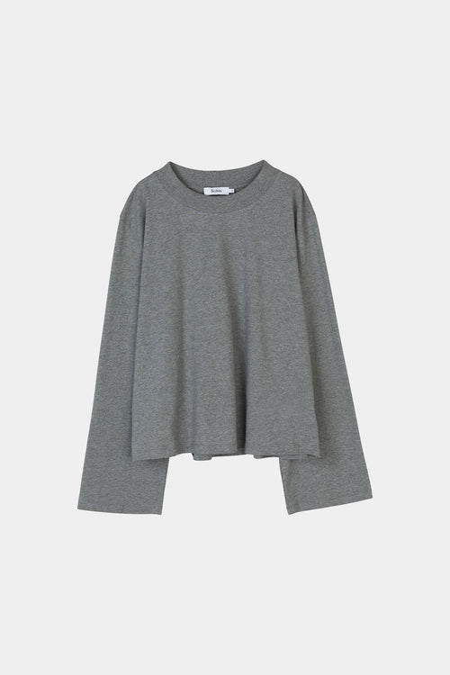 grey melange longsleeve womenswear stylein joyce packshot