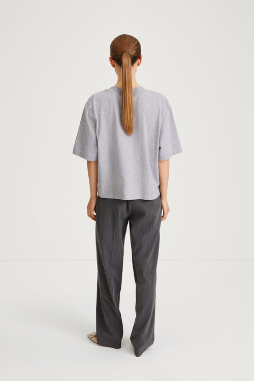 Joyce tshirt grey oversized stylein back image