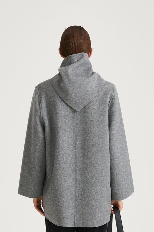 grey triangle wool scarf stylein trinity back