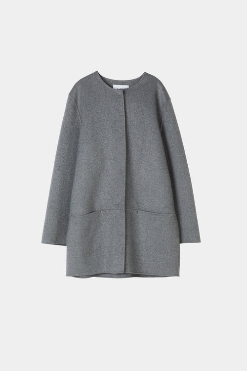 TARA COAT - MID GREY