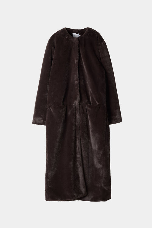 HAGA COAT - BROWN