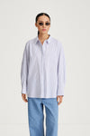 JANIS SHIRT - BLUE/WHITE STRIPE