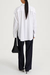 jansell cotton shirt white womenswear stylein back