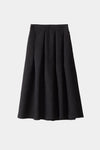 JOELLA JACQUARD SKIRT - BLACK