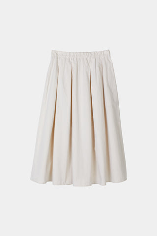 jorina seersucker beige stripe a lined skirt stylein