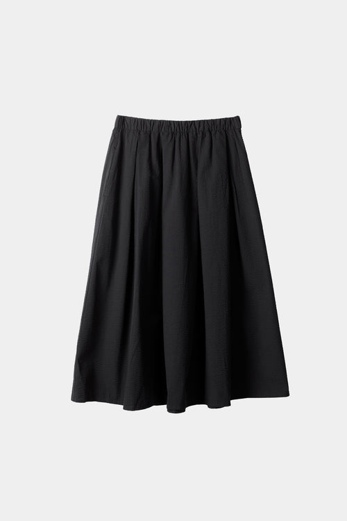Jorina skirt voluminous a line seersucker black stylein front image