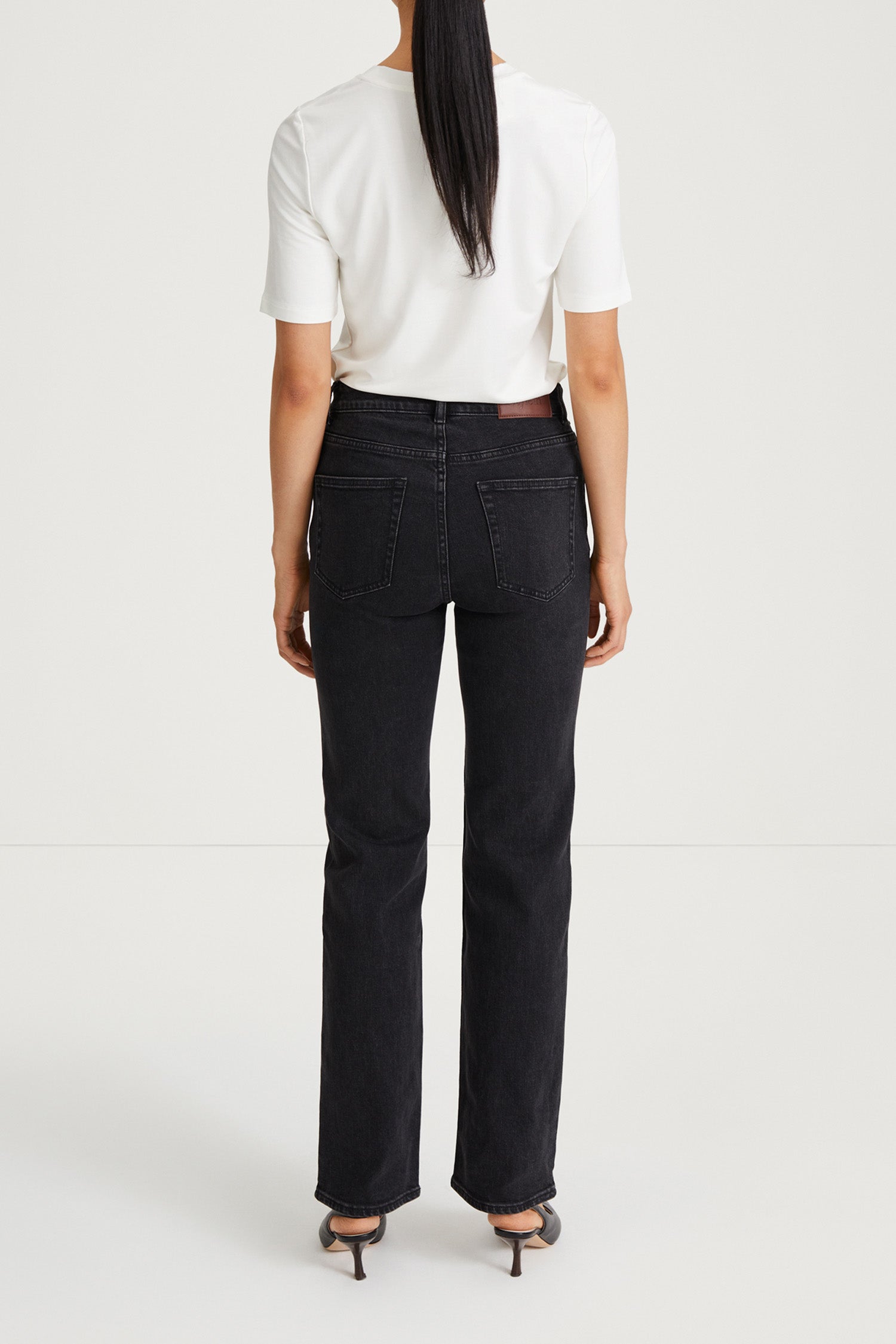 high waist slim fit denim stylein kaden back