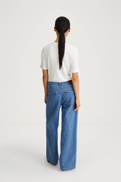 WIDE-LEG DENIM - KAYNE VINTAGE BLUE