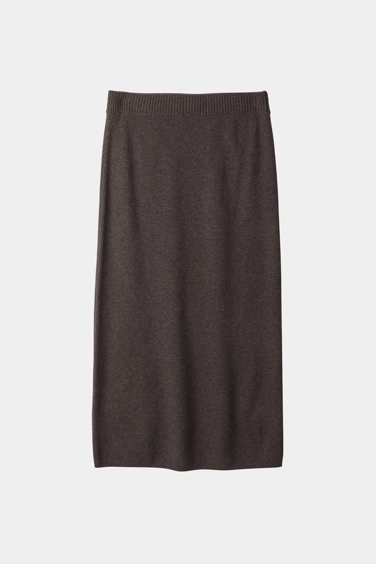  maxi knitted skirt brown stylein harmonia stylein packshot