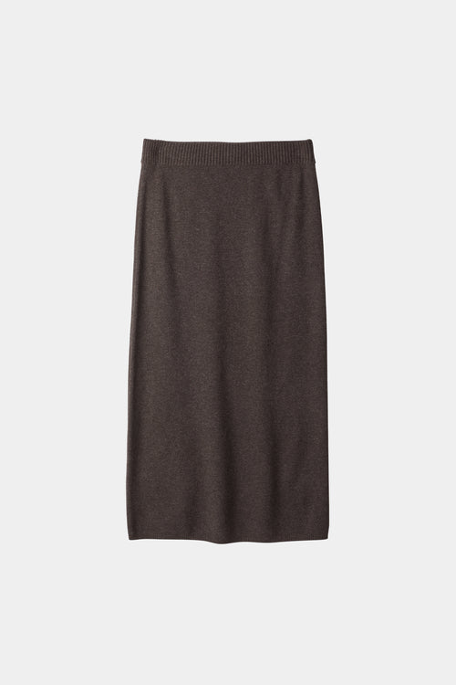  maxi knitted skirt brown stylein harmonia stylein model image 