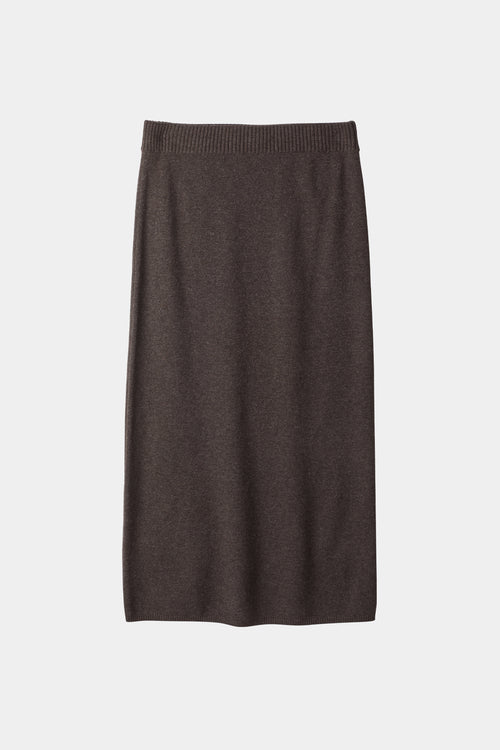  maxi knitted skirt brown stylein harmonia stylein model image 