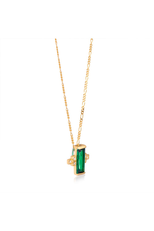 laura vann audrey pendant green