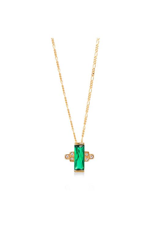 laura vann audrey pendant green