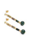 laura vann column longline earrings indian agate