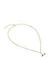 laura vann dylan enamel small t-bar neckalce brown packshot