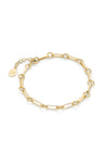 laura vann twisted link vintage chain bracelet gold