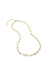 laura vann twisted link vintage chain necklace gold 