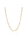 laura vann twisted link vintage chain necklace gold 