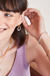 laura vann luna bracelet silver model image
