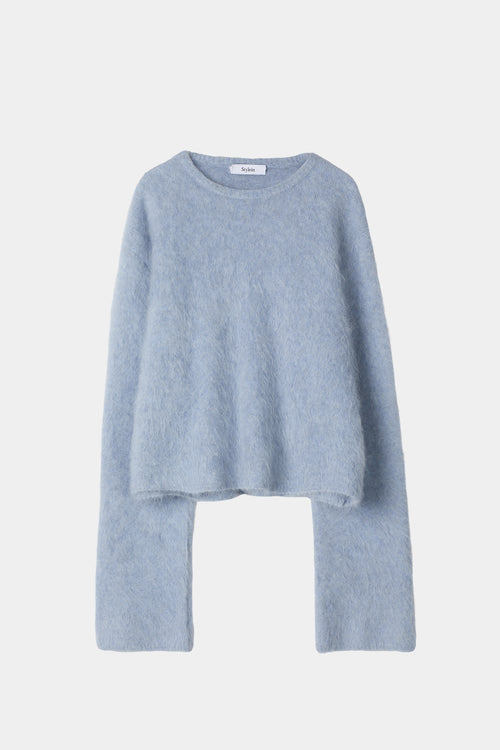lima knitted sweater blue stylein packshot