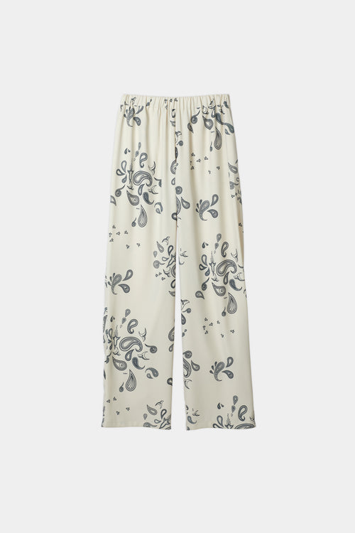 Maria long trousers paisley pattern crepe stylein packshot