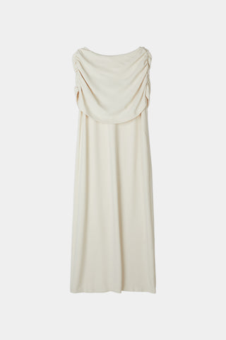 Macerata dress cream boat neck maxi stylein packshot