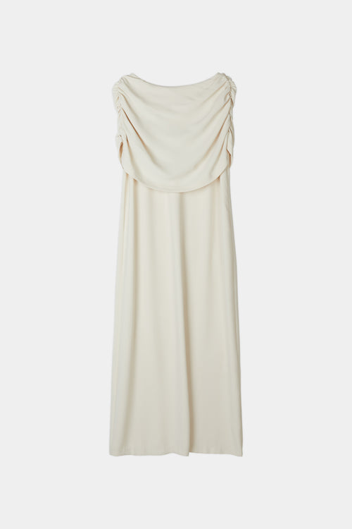 Macerata dress cream boat neck maxi stylein packshot
