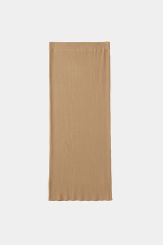 Pomerola skirt maxi fine knit beige stylein packshot