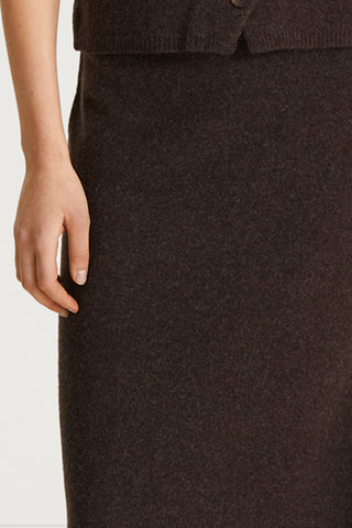  maxi knitted skirt brown stylein harmonia stylein detail