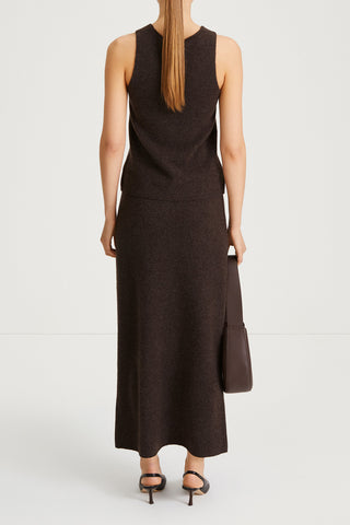  maxi knitted skirt brown stylein harmonia stylein back