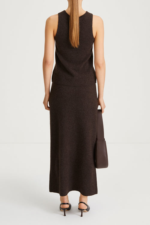  maxi knitted skirt brown stylein harmonia stylein back