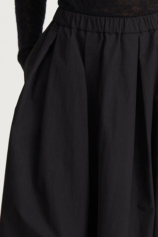 SORINA TRENCH SKIRT - BLACK